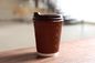 การพิมพ์ออฟเซตทิ้ง Ripple Walled Hot Cups กาแฟร้อนชาเครื่องดื่มถ้วยกาแฟถ้วยพร้อมฝาปิด