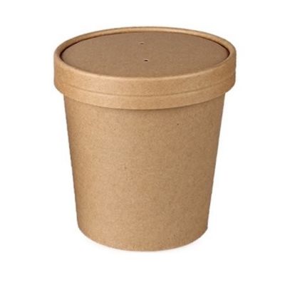คราฟท์ PE เคลือบถ้วยกาแฟกระดาษย่อยสลายได้ทางชีวภาพสำหรับดื่มร้อน